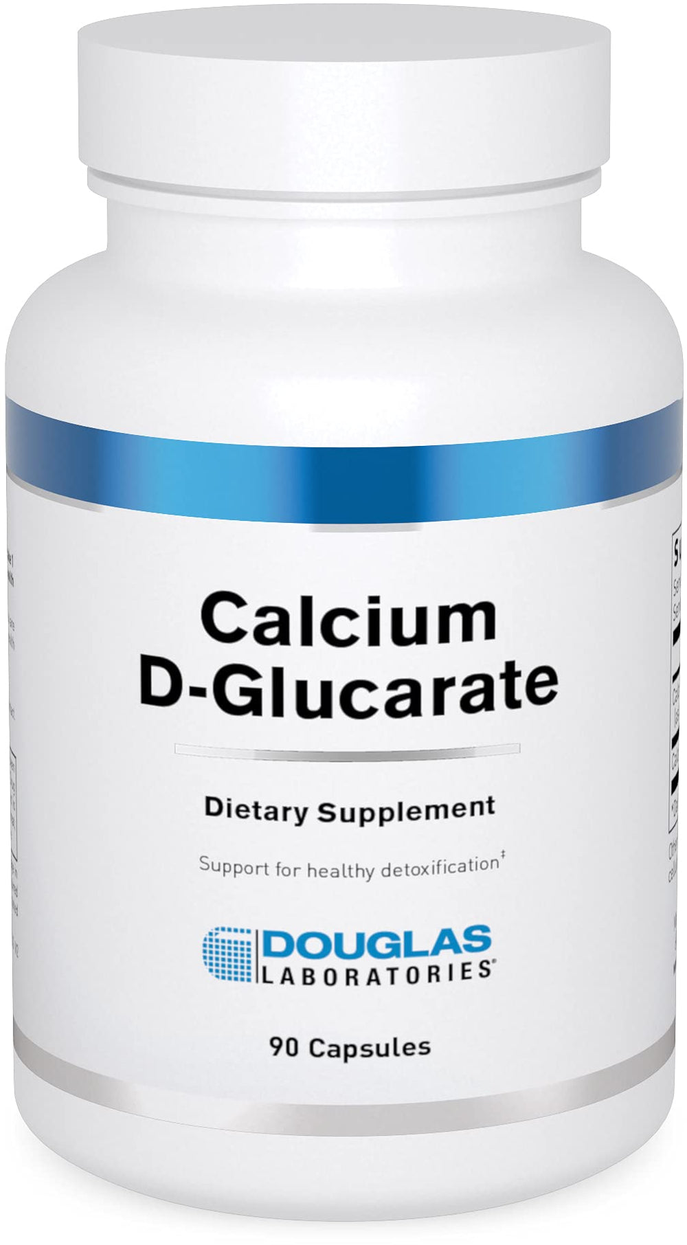 Douglas Laboratories Calcium-D-Glucarate bottle on white showcasing detox support potential