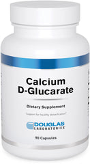 Douglas Laboratories Calcium-D-Glucarate bottle on white showcasing detox support potential