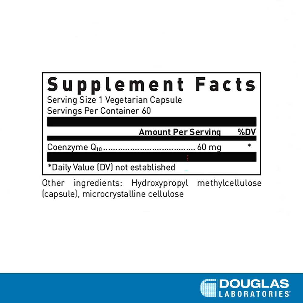CoQ10 60mg capsules-closeup highlighting soft gel texture and dosing
