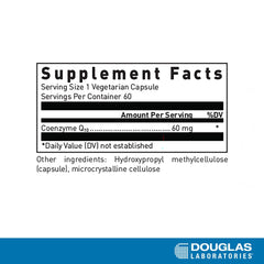 CoQ10 60mg capsules-closeup highlighting soft gel texture and dosing