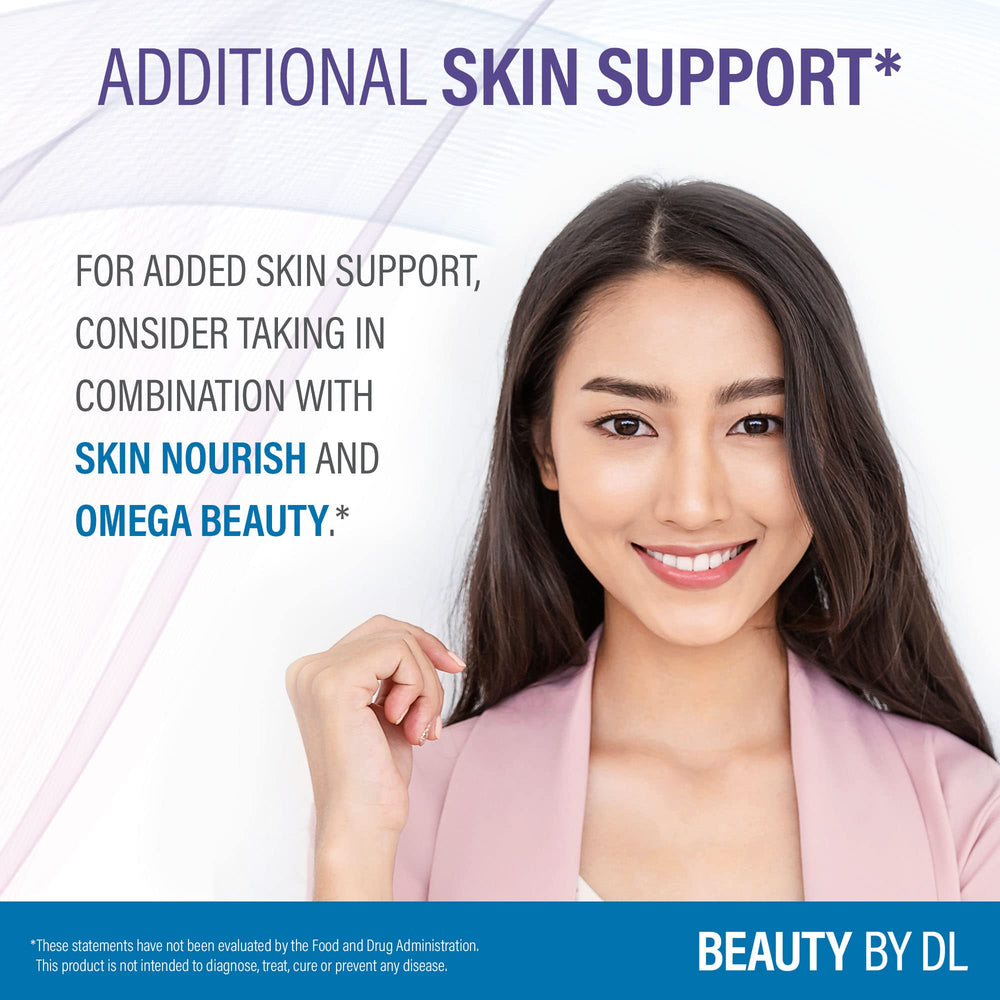 Douglas Laboratories Hydrolyzed Collagen+ promotes a radiant, healthy-looking skin tone.