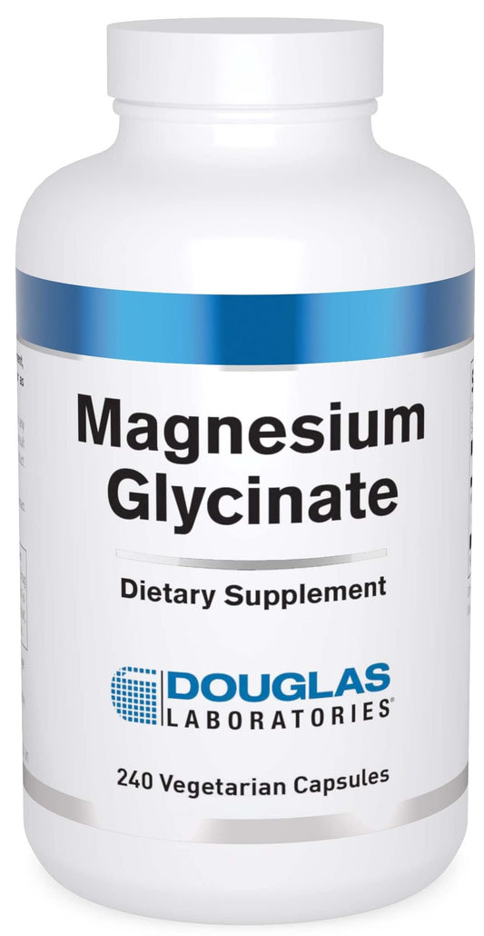 Douglas Laboratories Magnesium Glycinate bottle front view for daily heart and bone support