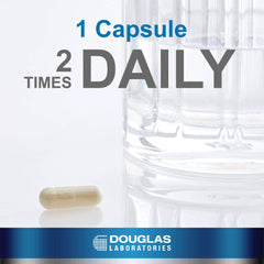 Douglas Laboratories Milk Thistle Max-V packaging with pill blister demonstrates quality control and GMP-standard manufacturing.
