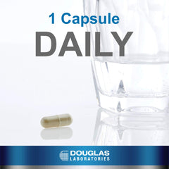 Douglas Laboratories Olive Leaf Extract capsules arranged for everyday antioxidant support.