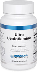 Douglas Laboratories Ultra Benfotiamine bottle, a premium circulation and nerve support option.
