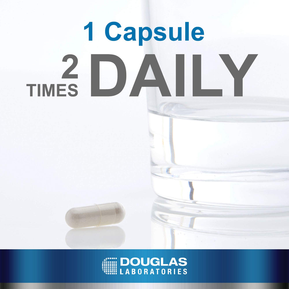 Douglas Laboratories Ultra Benfotiamine label close-up emphasizing product quality and formulation.