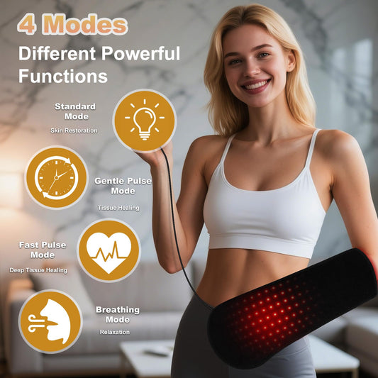 Dowceivm dual-wavelength LEDs provide targeted relief near finger joints