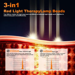 Dowceivm red-light vest control panel enables mode and intensity selection.