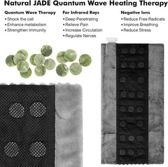 Dowin pad with gravity beads offering gentle weighted support.