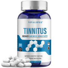 DQQI Tinnitus Relief bottle front shows clear label for quick recognition and trust.