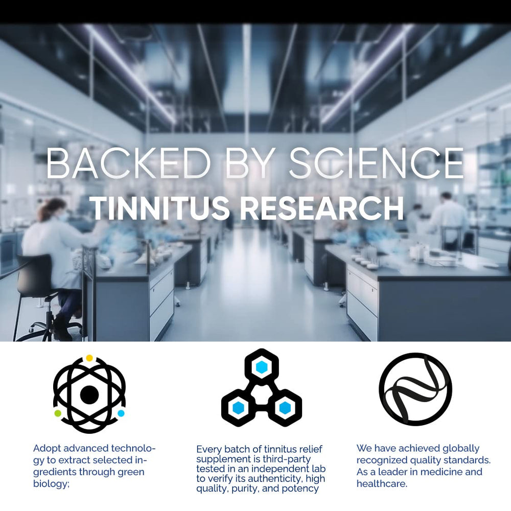 DQQI Tinnitus Relief serving size information supports easy daily dosing for consistency.