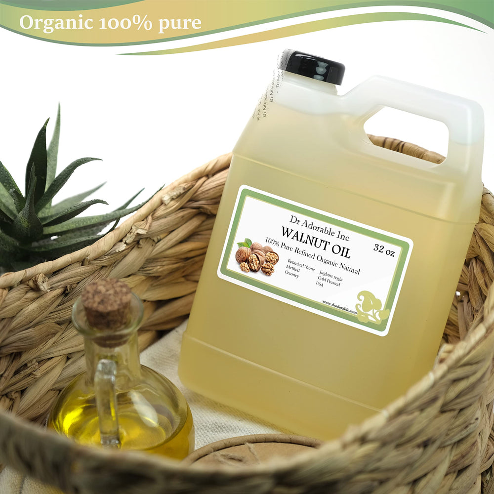 Dr Adorable Walnut Oil pour demonstrates easy application and quick absorption