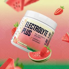 Close-up shows full spectrum electrolytes inside Dr. Ashley Wellness product.