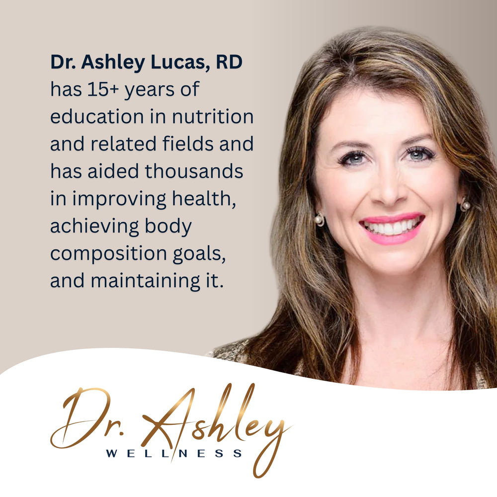 Powder dissolves smoothly in water with Dr. Ashley Wellness Electrolyte Plus.