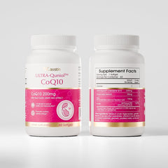 DR.AUSTIN CoQ10 bottle cap close up emphasizes premium packaging