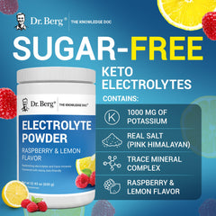 Dr. Berg 100-serving tub ready for daily hydration routines