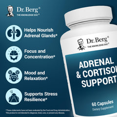 Capsules pouring from Dr. Berg bottle for easy daily use