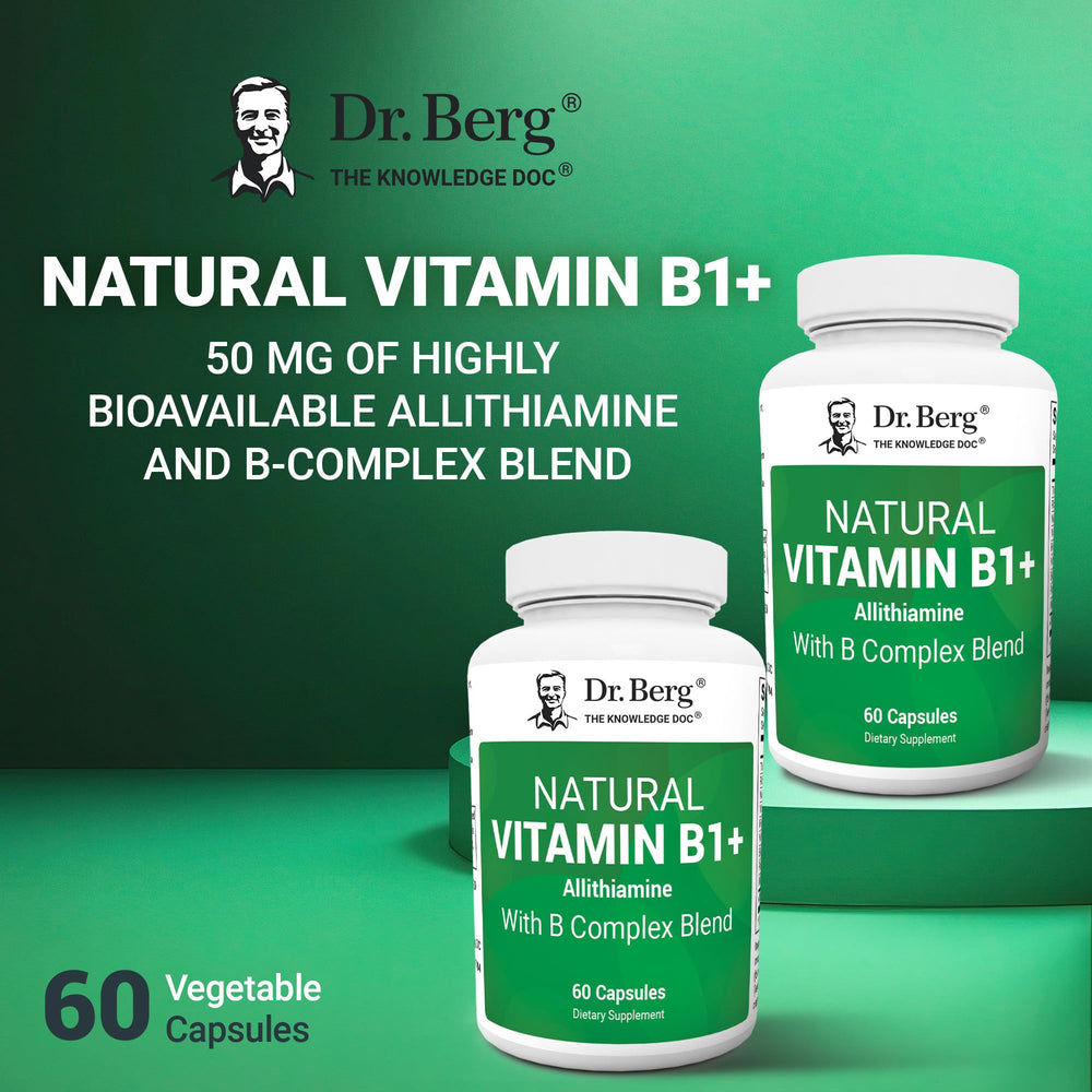 Dr. Berg bottle showing daily dose in a simple routine