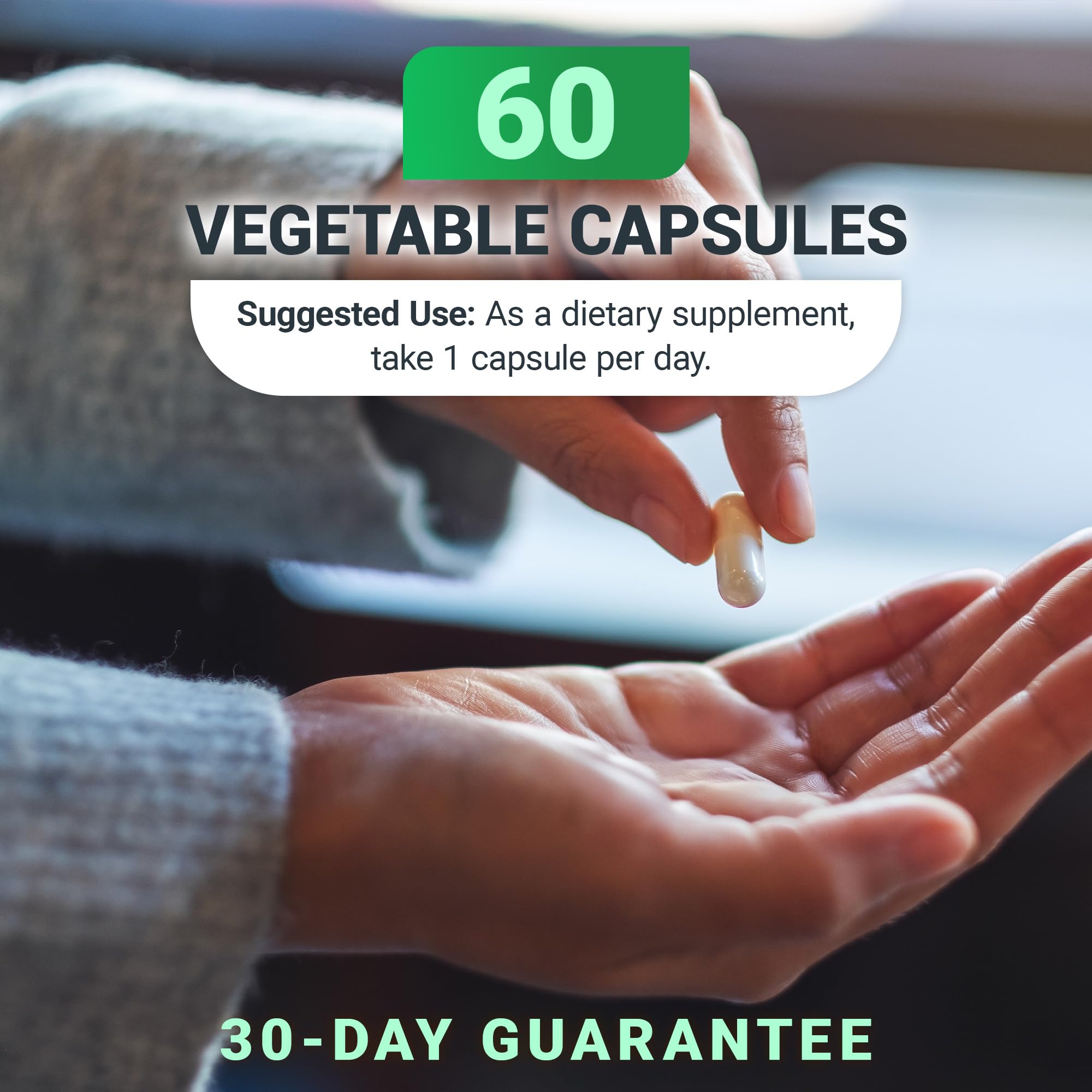 Dr. Berg capsules in container emphasizing portability