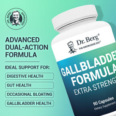 Dr. Berg Gallbladder Formula ox-bile-powder close-up showing key ingredient for fat digestion.