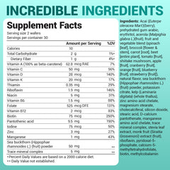 Dr. Berg Kids Chewable Multivitamins berry wafers label; premium branding and trust cues.