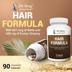 Dr. Berg Korean Red Ginseng capsules emphasize natural energy support.
