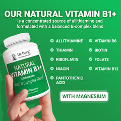 Dr. Berg magnesium and B vitamins symbolizing balanced support