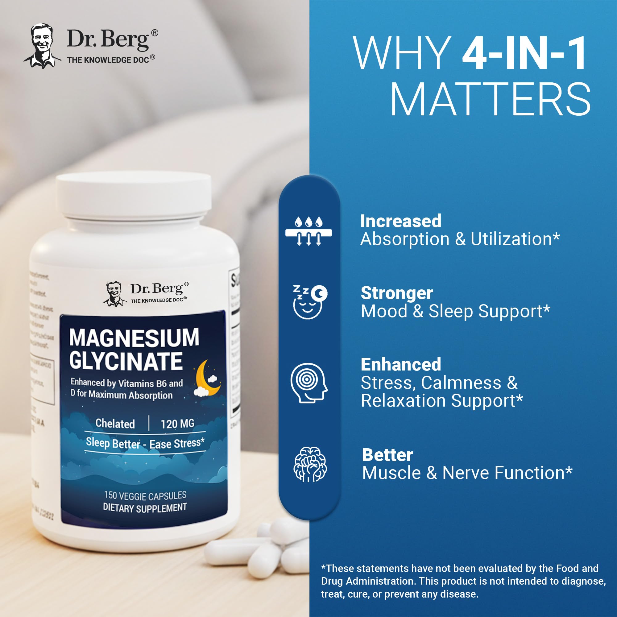 Dr. Berg capsules in hand for daily supplement routine.