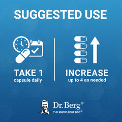 Dr. Berg safety seal signals product integrity and testing.