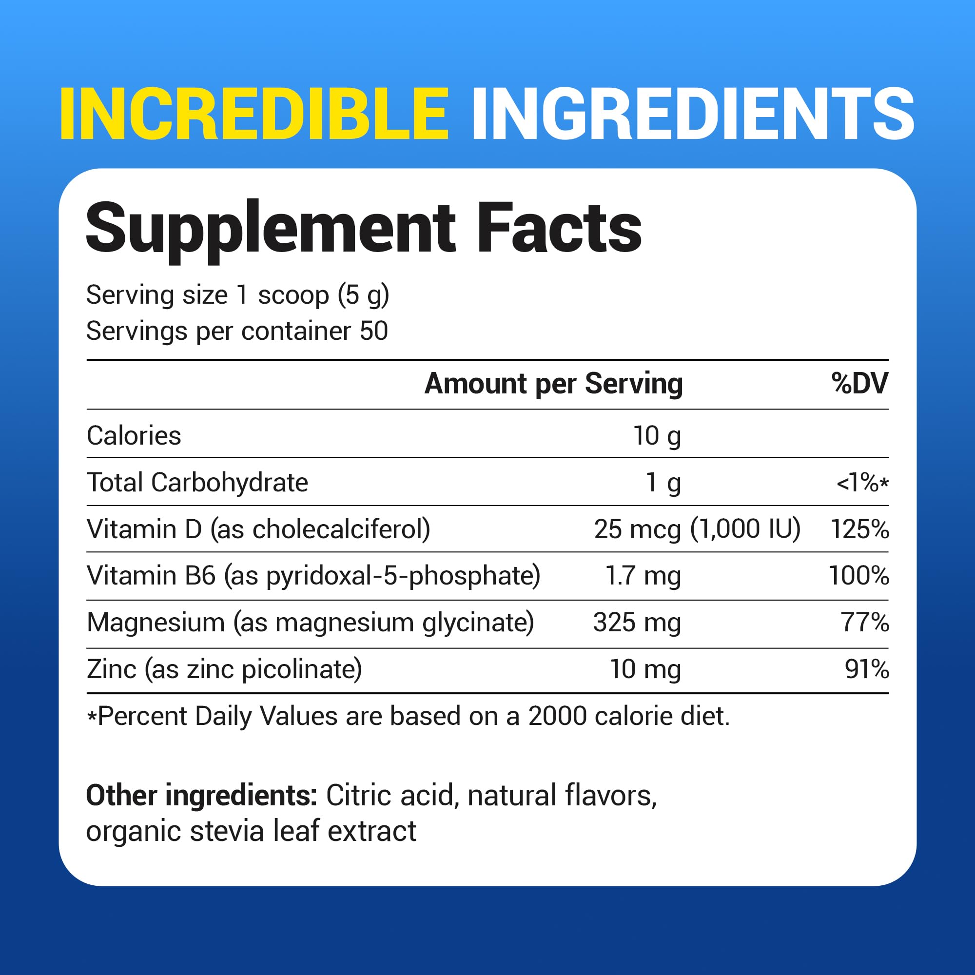 Dr. Berg Magnesium Glycinate Powder serving scoop for easy dosing