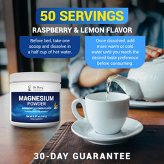Dr. Berg Magnesium Glycinate Powder with vitamin D3 and zinc information