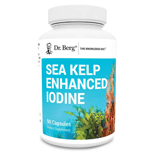 Dr. Berg Sea Kelp Enhanced Iodine bottle for daily mineral support