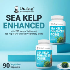 Close-up of Dr. Berg bottle showing 90 capsules