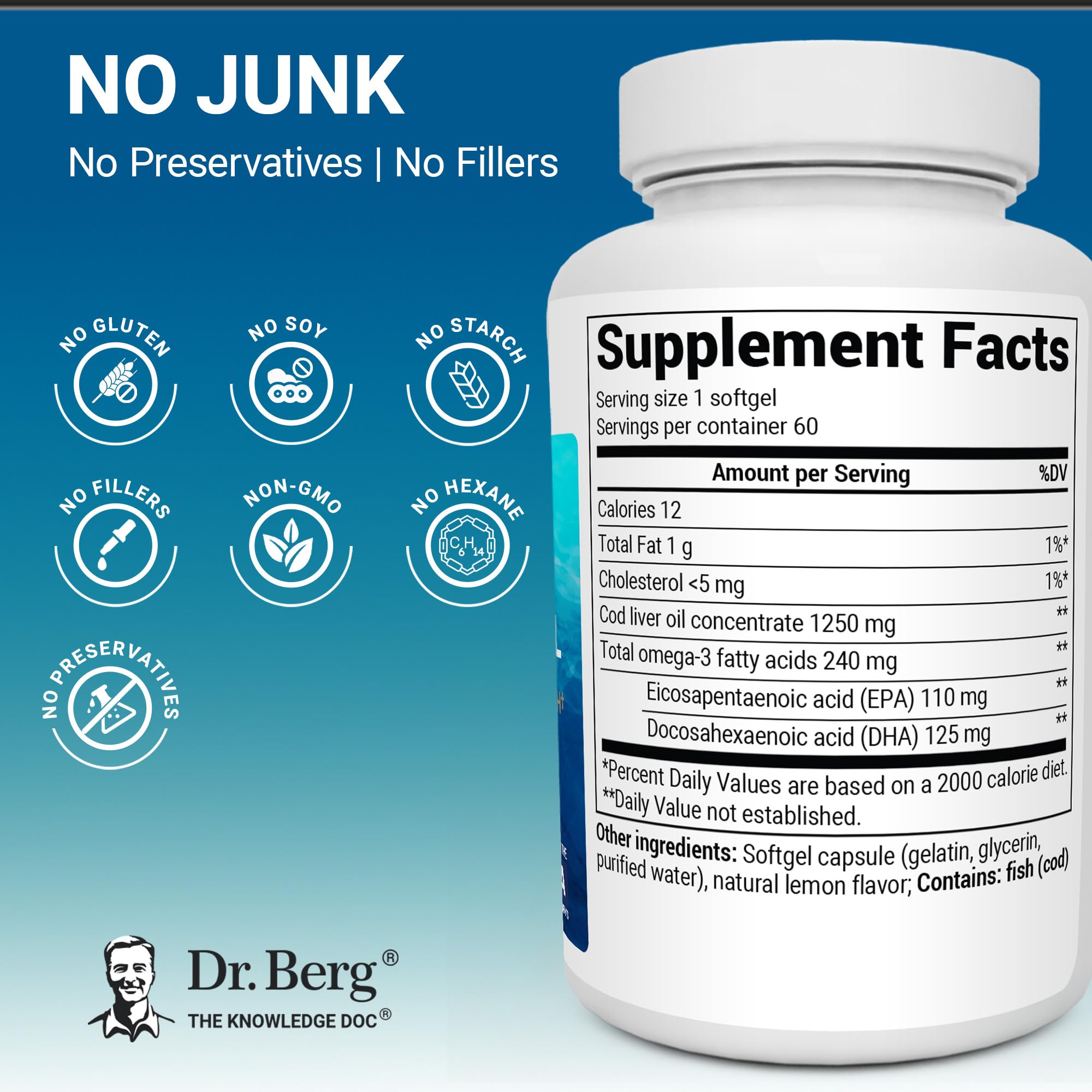 Close-up of smooth softgels with lemon scent for easy swallowing