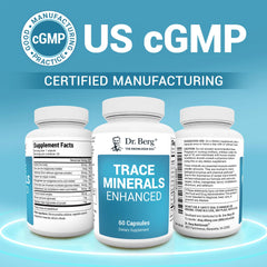 Dr. Berg Trace Minerals Enhanced US GMP manufacturing facilities