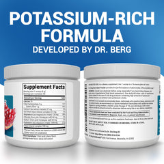 Pouring Dr. Berg Nutritionals hydration powder into a glass for sugar-free hydration.