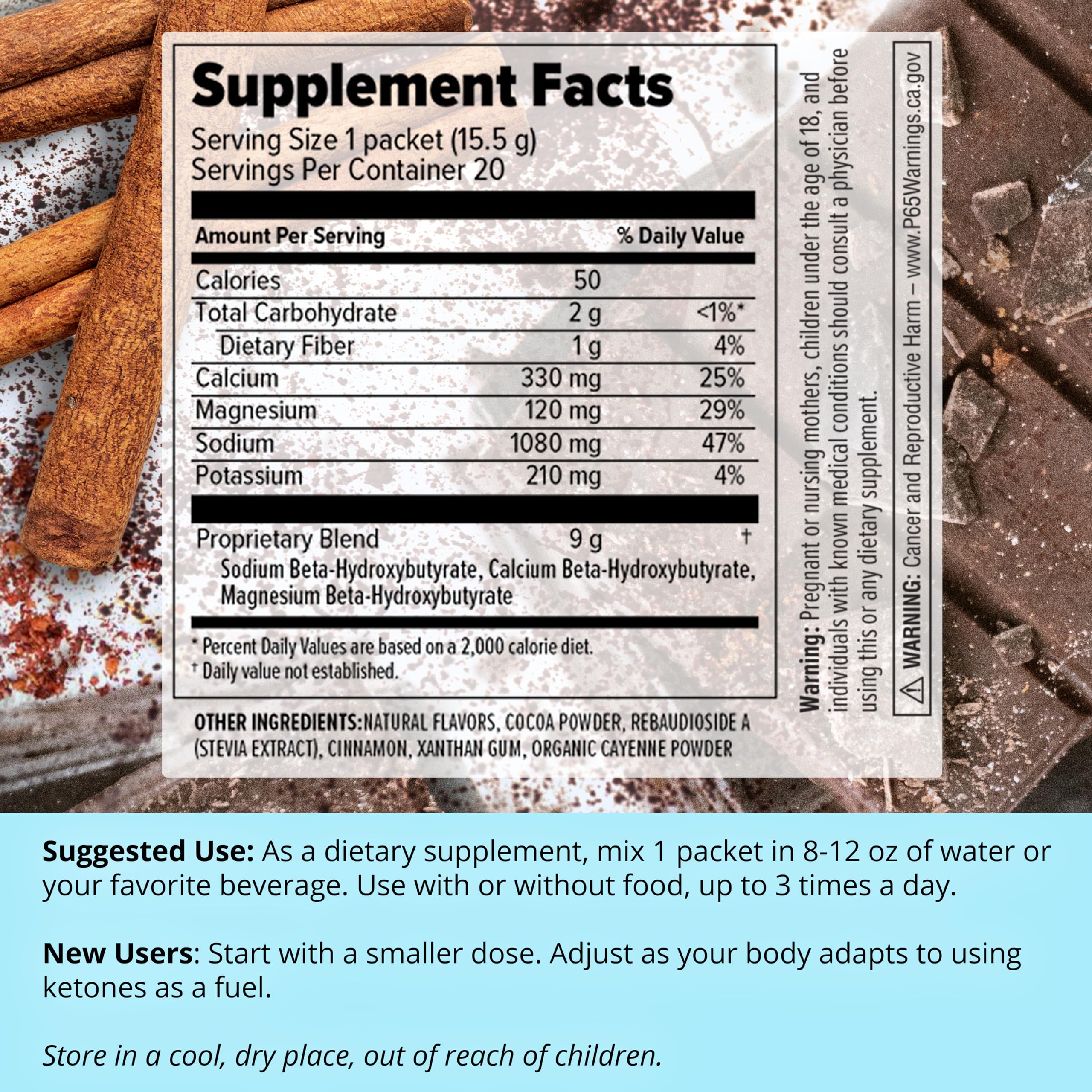Dr. Boz Keto BHB powder lab-tested label closeup ensures quality.