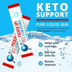 Dr. Boz Pucker UP liquid ketones close-up for rapid absorption and focus