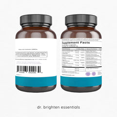 Dr. Brighten Adrenal Calm tablet displayed for daily calm and routine use.
