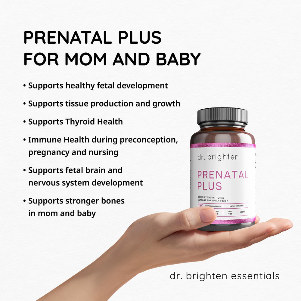 Capsules in hand signal easy daily supplementation for expectant mothers.