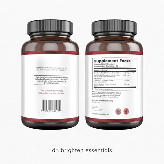 Radiant Mind label emphasizes vegan, non-GMO, mood-support ingredients