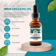 Dr. Cass Ingram oregano oil drops for under-tongue use