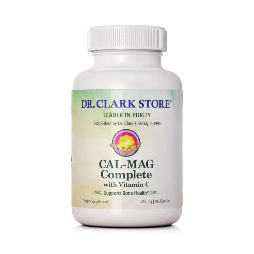 Dr Clark Store Cal-Mag Complete bottle front showing label and nutrients