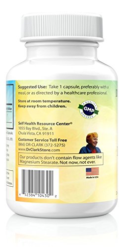 Dr Clark Store Glutathione Reduced shown with liver detox concept.