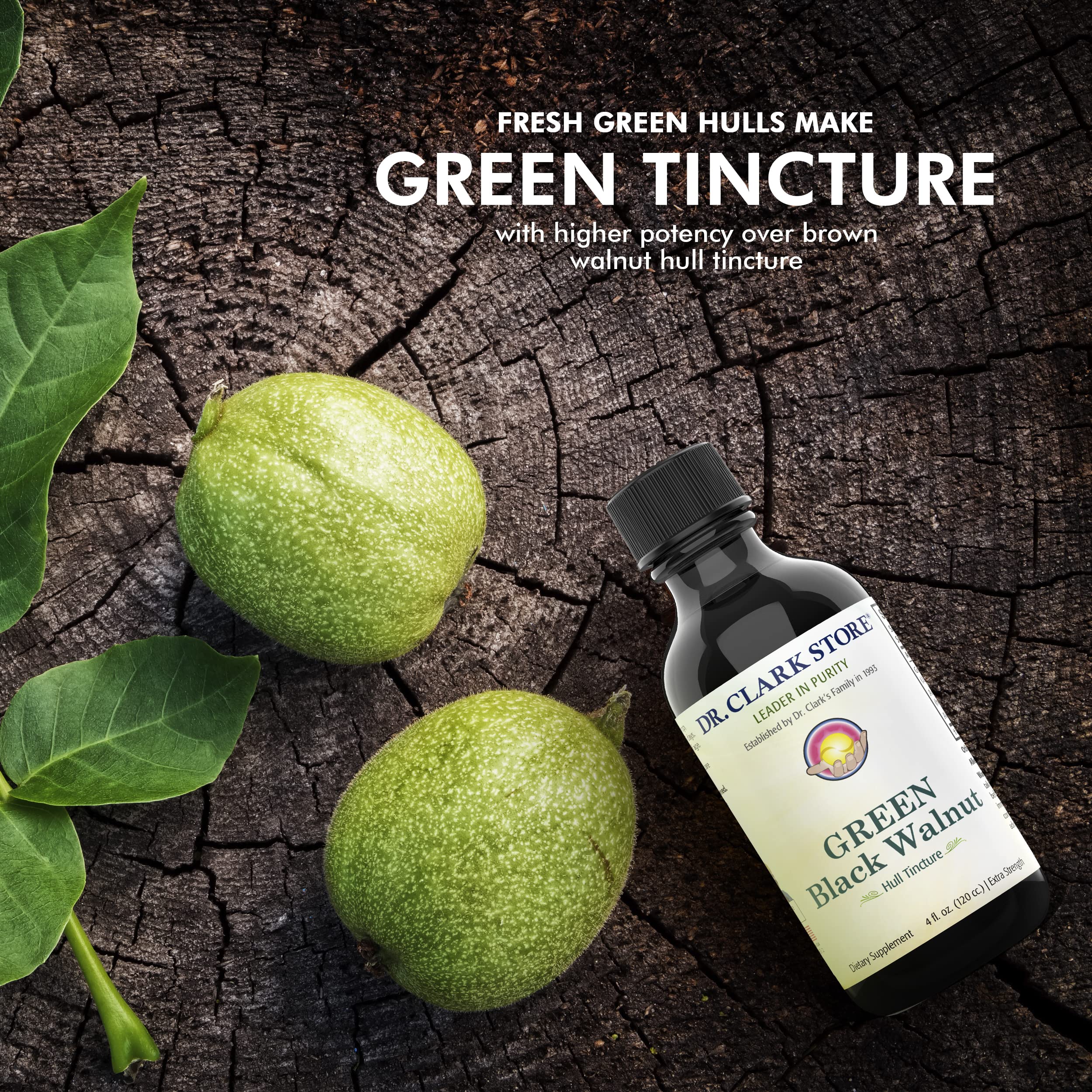 Dr Clark Store packaging and branding for 4 oz tincture.