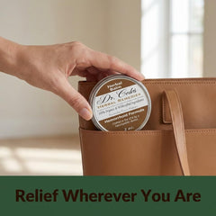 Dr. Cole's Hemorrhoid Balm on skin provides everyday comfort.