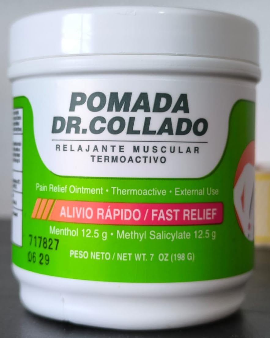 Closeup of Dr Collado cream texture highlighting easy spread on the skin.