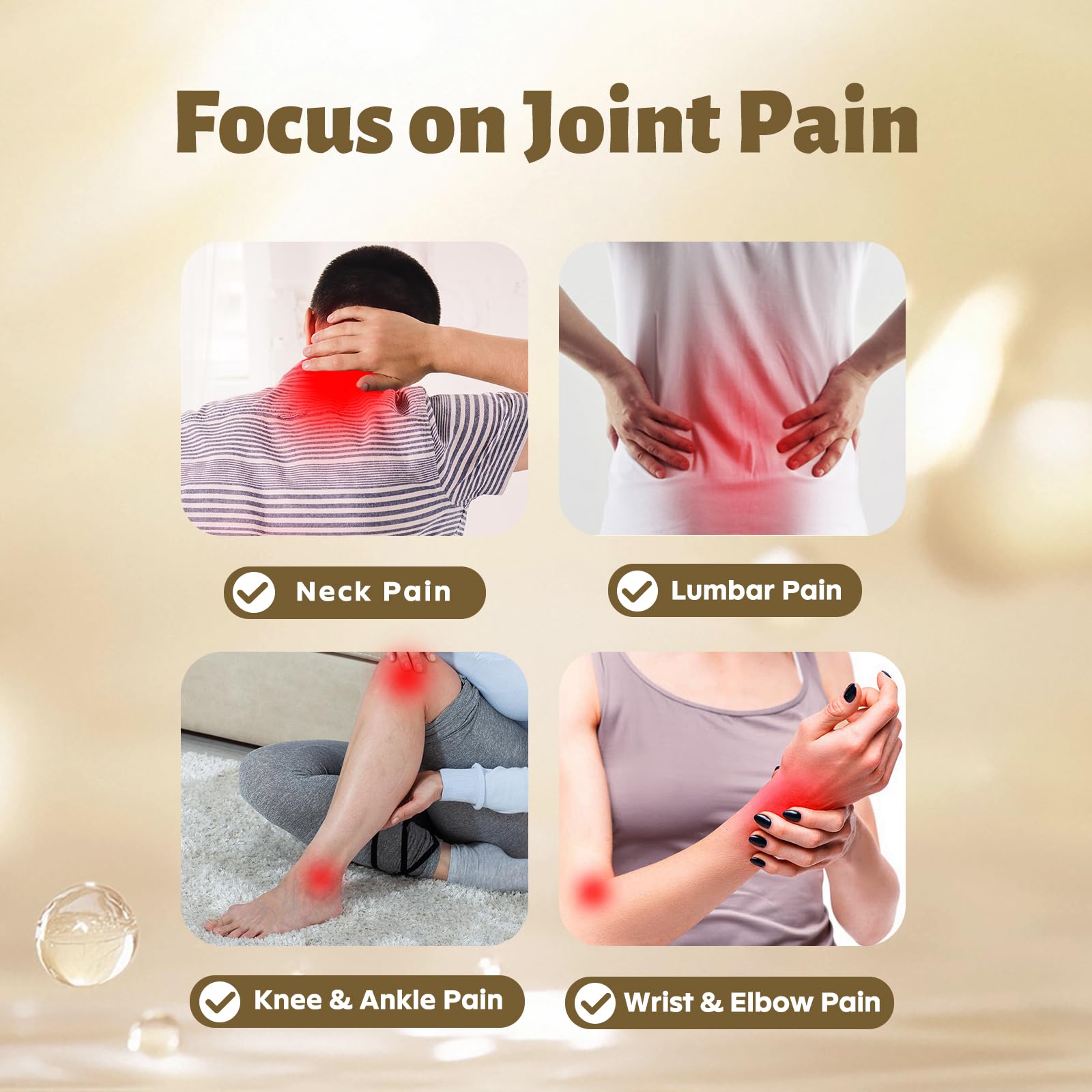 DR. CROWN Joints label closeup highlights key ingredients.