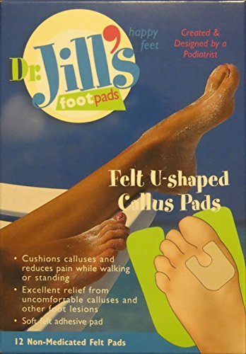 Dr Dennis Gross Dr Jills Felt U-shaped Callus Pad provides comfort and pressure relief on feet.