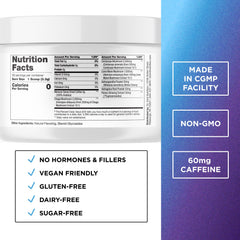 Dr. Emil Mushroom Coffee label-details shows nutrition and energizing benefits